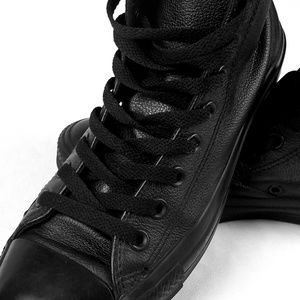 Converse all leather high tops Chuck Taylors